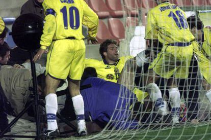 Palermo, al sufrir la fractura del tobillo derecho con el Villarreal.