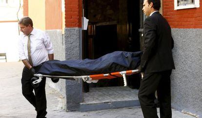 Asesinato en el numero 16 de la calle Zujar de Madrid el pasado 29 de abril de 2014. 