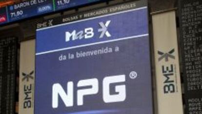 Enrique Cosío, presidente de NPG, en la salida del grupo al MAB.