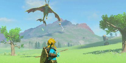 Un combate en el nuevo 'Zelda'.