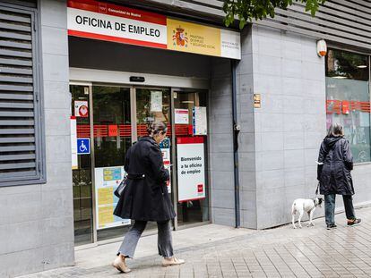 Una oficina de empleo en Madrid, el pasado octubre.