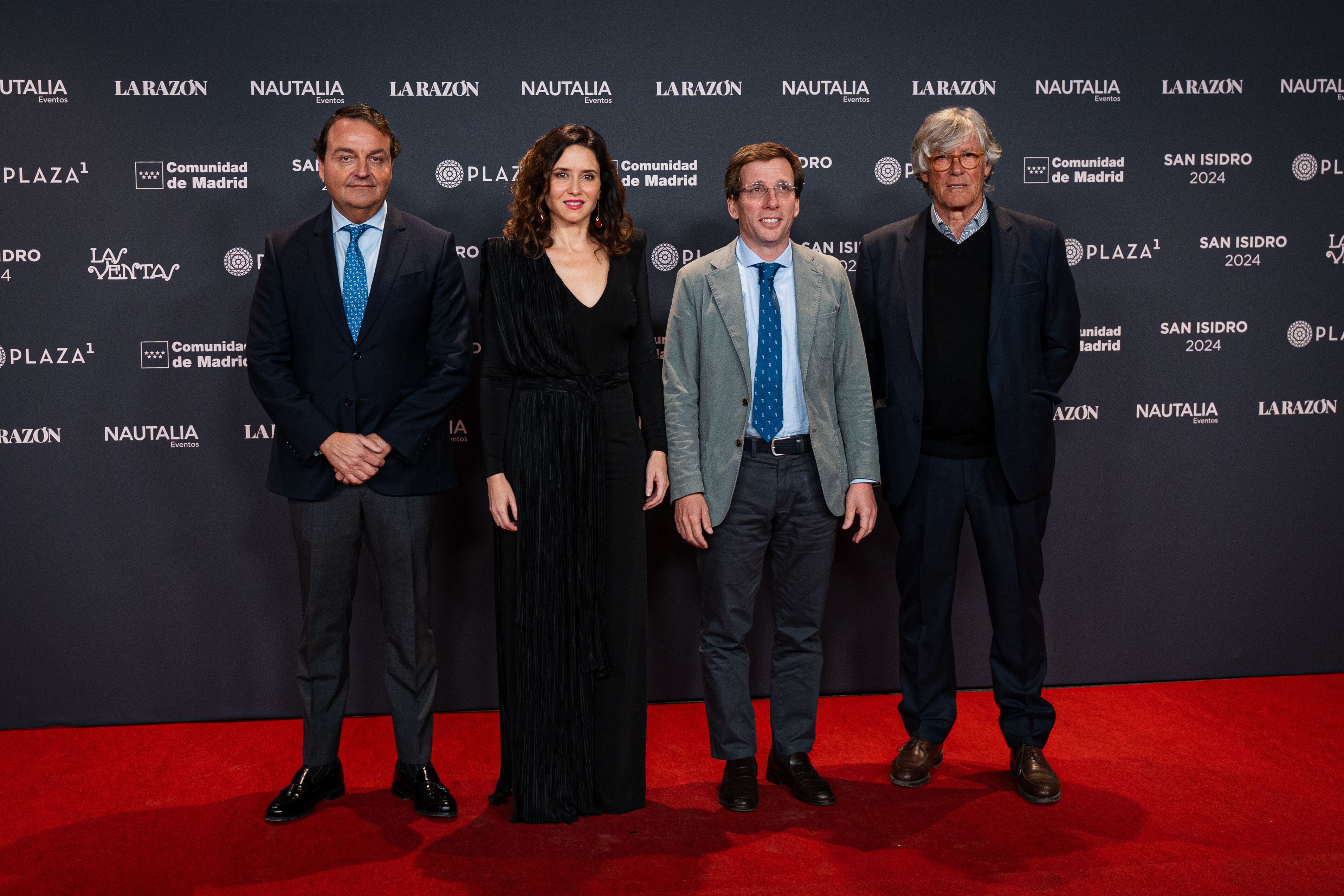 De izquierda a derecha, Rafael García Garrido, Isabel Díaz Ayuso, José Luis Martínez-Almeida y Simón Casas.