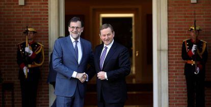 Mariano Rajoy y Enda Kenny, este jueves.