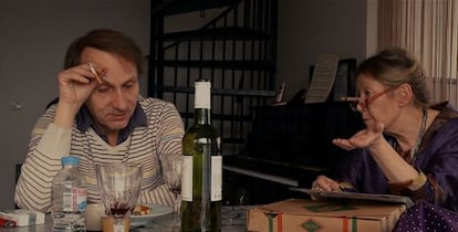 Houllebecq en un fotograma de 'El secuestro de Michel Houellebecq'.