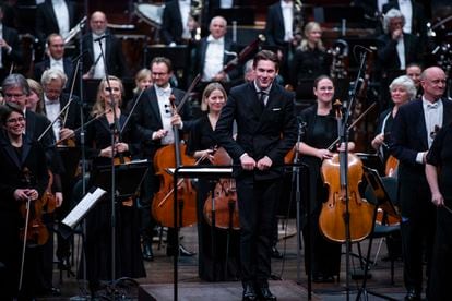 Klaus Mäkelä y la Filarmónica de Oslo, en octubre de 2020.