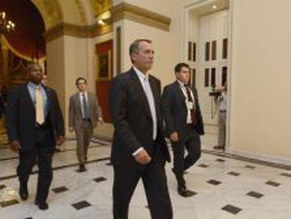 El presidente de la C&aacute;mara Baja de EEUU, el republicano John Boehner.