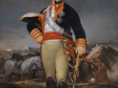 &#039;Fernando VII en un campamento&#039;, de Goya.