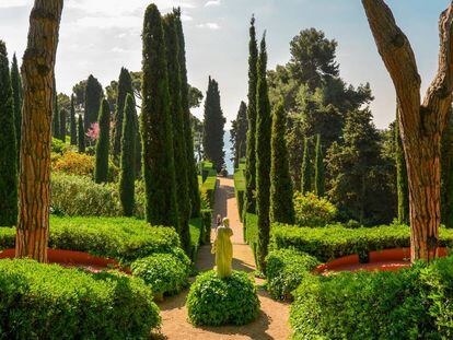 Los jardines de Santa Clotilde, un entorno de inspiración renacentista creado en 1919, en Lloret de Mar (Girona).
