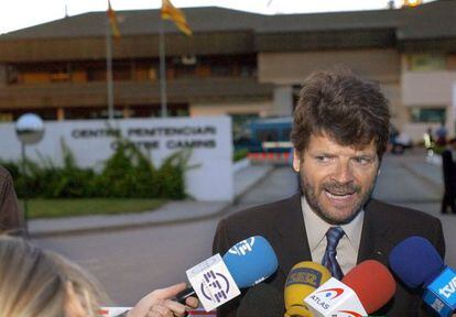 El secretario general de Servicios Penitenciarios, Albert Batlle, en el esterio de Quatre Camins.