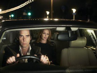 Nick Cave i Kylie Minogue, en un moment de '20.000 días en la Tierra'.