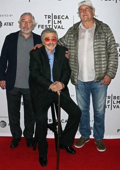 Robert De Niro, Burt Reynolds y Chevy Chase.