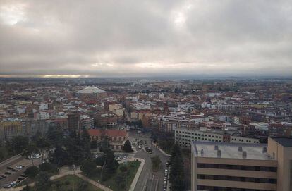 Madrid desde la planta 17 del hospital Gómez Ulla.