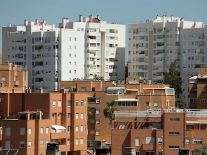 Vista de viviendas en la localidad Camas, Sevilla.