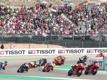 La carrera final de MotoGP del Gran Premio Tissot de Aragón, disputada el 12 de septiembre en el circuito turolense de Motorland Alcañiz.