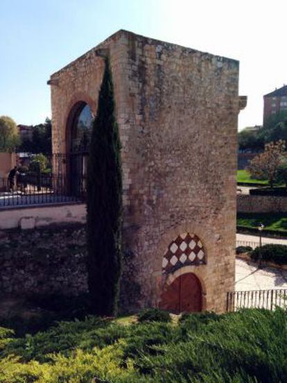 El torreón de Álvar Fáñez, una de las atalayas de la antigua muralla de Guadalajara.