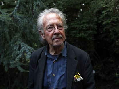 El premio Nobel de Literatura Peter Handke. 