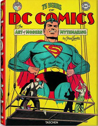 Portada del libro de Paul Levitz para Taschen sobre la historia de DC Comics.