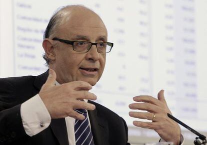 El ministro de Hacienda y Administraciones P&uacute;blicas, Crist&oacute;bal Montoro.