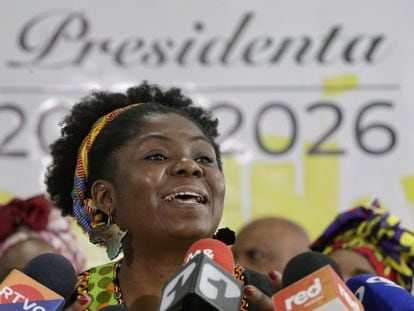 Francia Marquez se presenta como candidata del Polo Democrático a las elecciones de Colombia,  el 16 de diciembre.