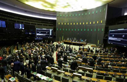 La Cámara de Diputados brasileña. 