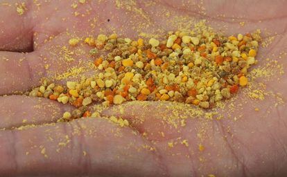 El polen recolectado es de 30 especies vegetales tanto agrícolas como silvestres y ornamentales