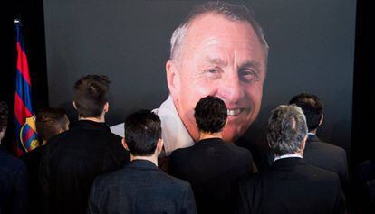 Memorial de Cruyff al Camp Nou.