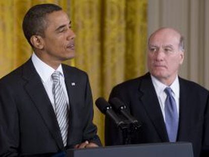 Barack Obama y William Daley, el 6 de enero de 2011.