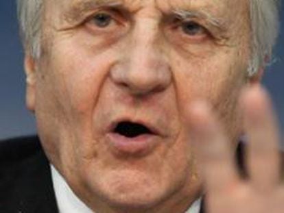 Jean Claude Trichet, presidente del BCE, el 4 de agosto de 2011 en Francfort