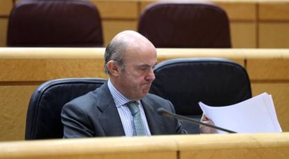 El ministro de Economia, Luis de Guindos.