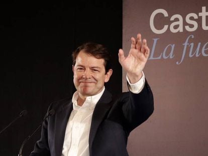 El candidato a la Presidencia de la Junta de Castilla y León por el PP, Alfonso Fernández Mañueco.