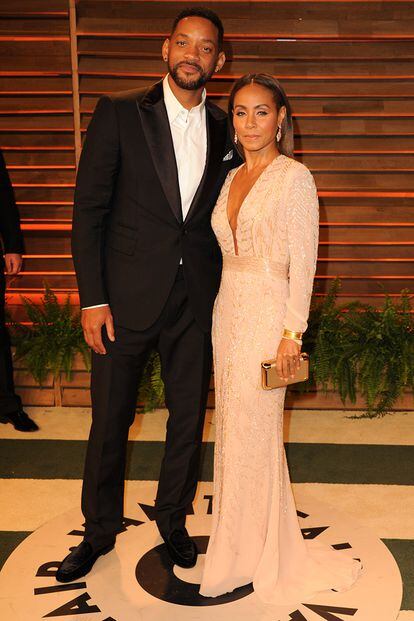 La pareja formada por los actores Will Smith y Jada Pinkett Smith.