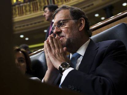 Mariano Rajoy, el 19 de julio, en el Congreso.