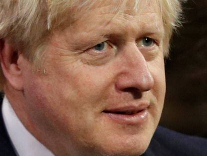Boris Johnson en el Parlamento británico. 