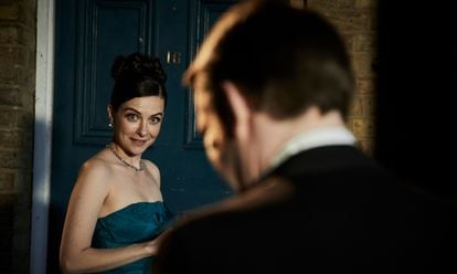 Sara Vickers, as Joan Thursday, in the second episode of the eighth season of 'Endeavor'.