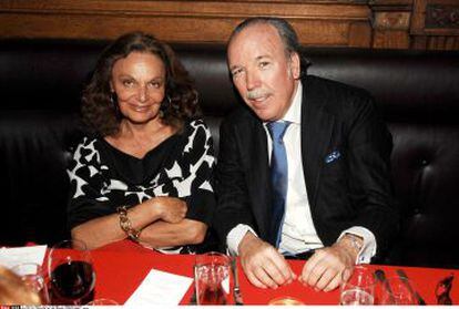 Diane von Furstenberg y Pepe Fanjul en un evento en marzo de 2009 en Nueva York.