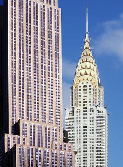 El Empire State y el edificio Chrysler, en Nueva York.