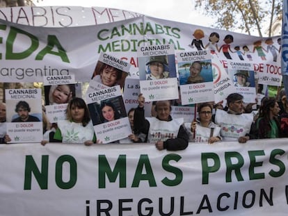 La &uacute;ltima marcha de la marihuana en Argentina fue encabezada por las madres medicinales.