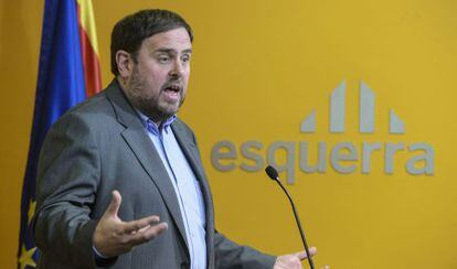 Oriol Junqueras, presidente de Esquerra Republicana.