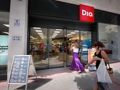 Una tienda de Dia en Madrid.