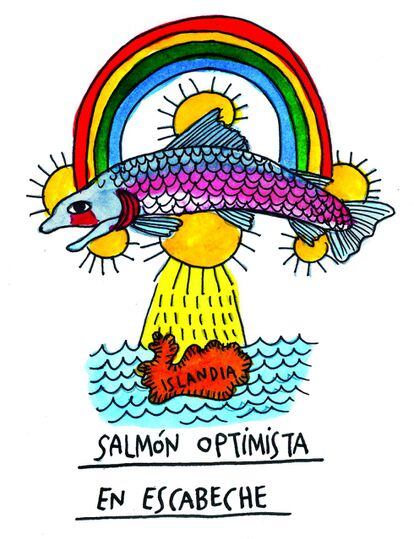El salmón tributo a Sigur Rós es un plato para compartir con la familia y amigos. Una receta de estímulo para tiempos difíciles.