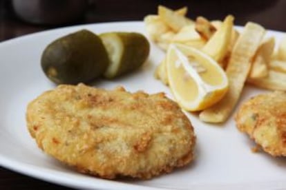 Fish & chips en The Golden Hin, abierto en 1914, en Londres.