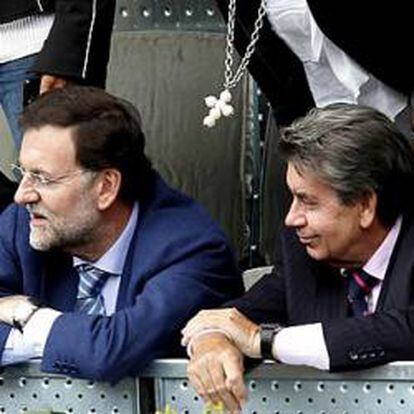 Rajoy en el tenis