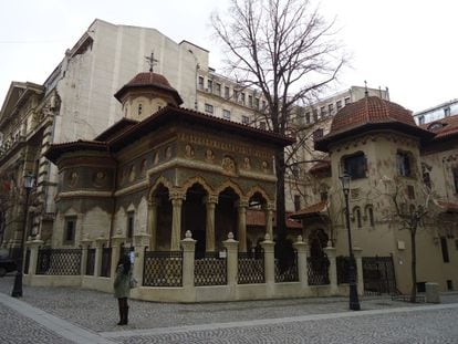 La iglesia Stavropoleos, en el corazón de la capital rumana.