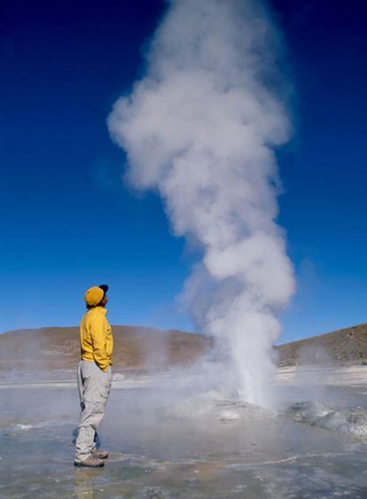 Géiseres y fumarolas del Tatio, en el desierto de Atacama (Chile)