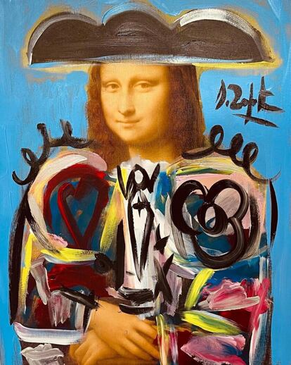 El cuadro 'Mona Lisa Torera', del artista español radicado en Estados Unidos Domingo Zapata, se ha vendido por más de un millón de dólares en una subasta realizada en una gala benéfica de UNICEF en la isla caribeña de San Bartolomé. La obra ha sido adquirida por un coleccionista estadounidense anónimo en la subasta supervisada por la firma Sotheby’s, que contó con el actor Leonardo DiCaprio entre las personas que pujaron por su compra. “Después de una acalorada guerra de ofertas, la pintura de Zapata se vendió por 1.027.000 dólares (más de 906.000 euros) superando la oferta que hizo DiCaprio”, señaló la agencia en un comunicado.