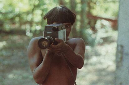 'The laughing alligator', vídeo de Juan Downey de 1979.