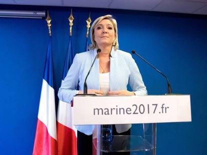 Marine Le Pen valora los resultados de Trump