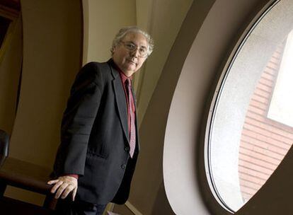 Manuel Castells, la semana pasada en Madrid.