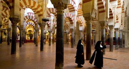 Interior de la Mezquita-Catedral de Córdoba, en pasado octubre.