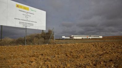 Terrenos de Villar de Cañas (Cuenca) donde está previsto el almacén nuclear.